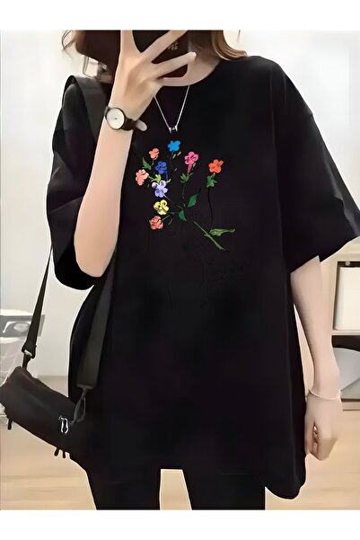 DingDing Fashion A Gold Book Black Breathable T-shirt