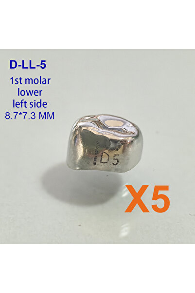Choice5 طقم إعادة تعبئة تيجان الأسنان المؤقتة D-LL-5، 48 موضعًا، من 5 إلى 48 ...