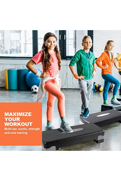 BLOOMING TIME جهاز تمارين هوائية قابل للتعديل، مقعد تمارين هوائية بلاستيكي مناسب للصالة الرياضية المنزلية والمكتب