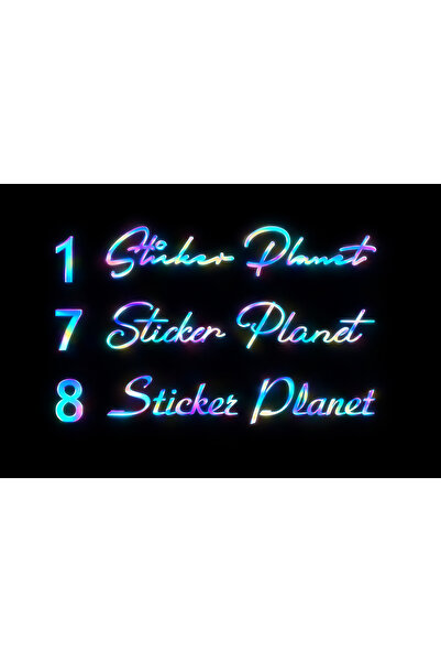 AlpiLeo Oto Cam & Moto Sticker İmza Yazısı – Sticker Planet | Gümüş Gri - Siy...