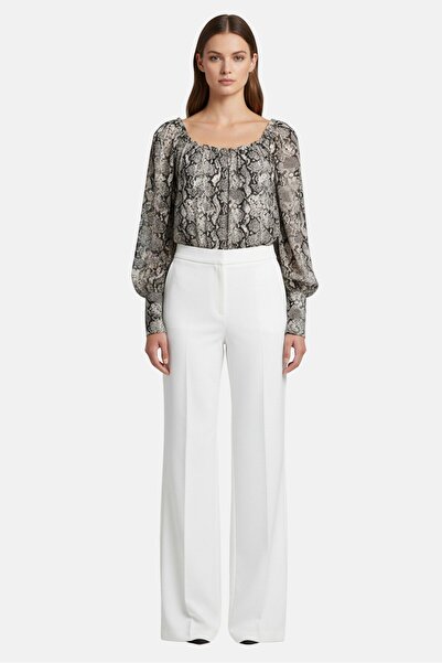 Sadie & Sage Women Snake Print Long Sleeve Bodysuit, Multicolor