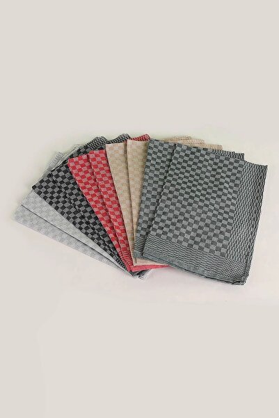 Bella Home 45X65 Checkered German Napkin - 10 Colorful Pieces