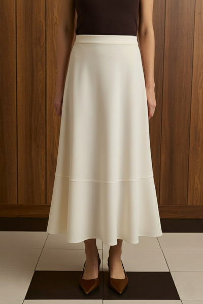 TERZİ DÜKKANI ELİZA KLOŞ ETEK EKRU