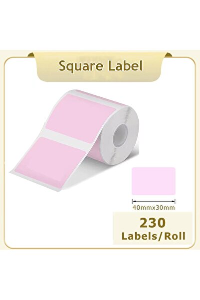 Choice4 pink 40x30mm E210 Label Printer Paper Label Sticker 50*80mm 50*30mm 40*30mm 30*20mm Compatible M110