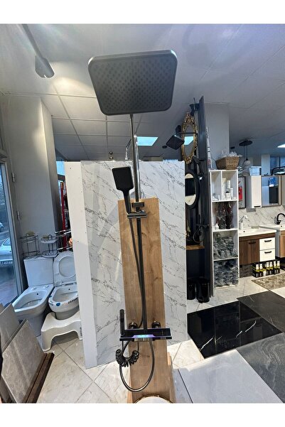 ZEK BANYO Piyano Banyo Batarya Camlı Robot Tepe Yağmurlama Duş Seti Yeni Nesi...