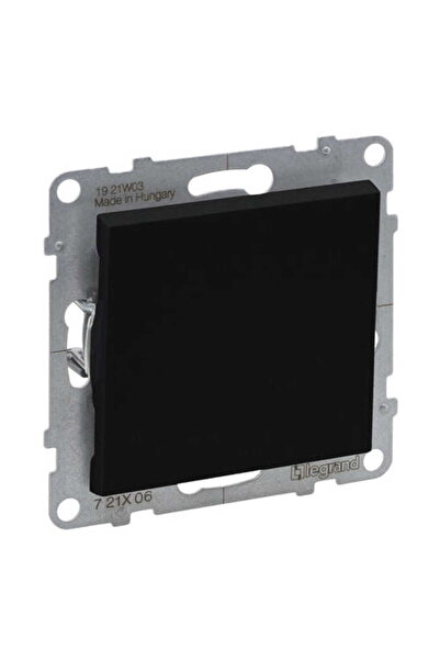 Legrand Łącznik schodowy czarny zac.auto. 10AX IP20 Suno 721406