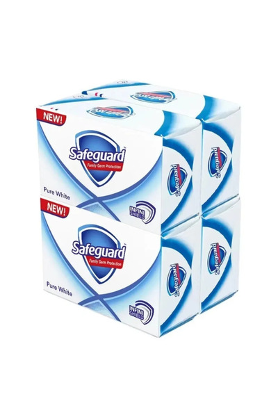 Safe Guard صابون استحمام سيف جارد للحماية من الجراثيم إنفيني شيلد - 4 × 58 جرام