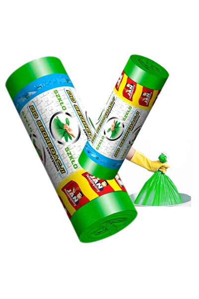 Other Saci de sticlă verzi pentru sortare cu mânere 35 l