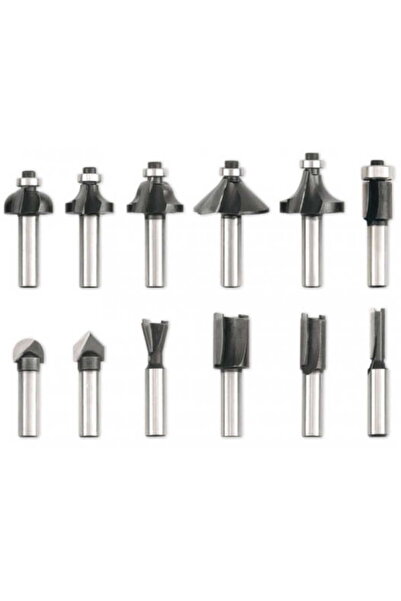 Vorel SET DE 12 CUȚETE PENTRU LEMN, COADĂ 8mm, 22550