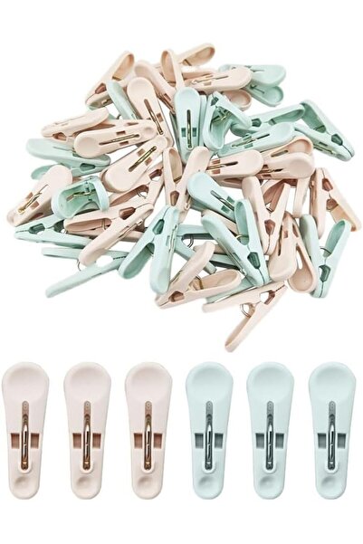 Arabest 50Pcs Clothes Clips,Windproof Drying Clips,Multi-functional Drying Clips for Kitchen Outdoor Travel