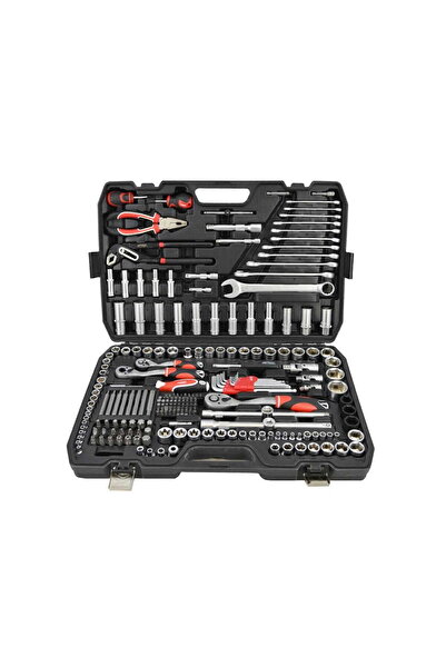 AwTools SET CHEI 225 buc 1/2"/3/8"/1/4" LINIE NEAGRĂ