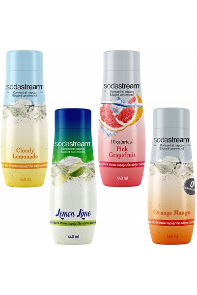 Other Set de 4 concentrate SodaStream Lămâie-Lime + Limonadă + Grapefruit + P...