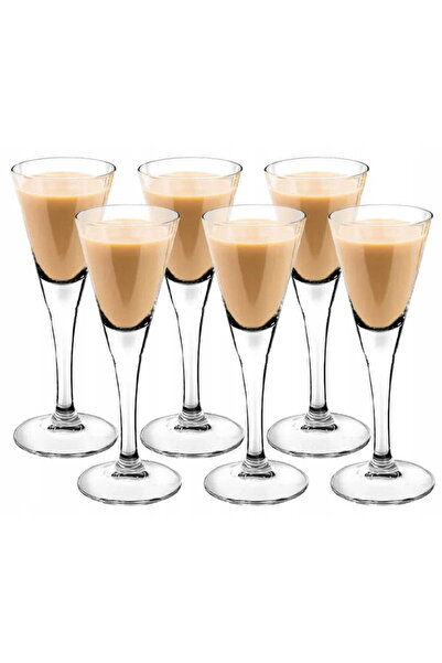 Other Set de 6 pahare de sticlă pentru băuturi spirtoase 55 ml 15 cm
