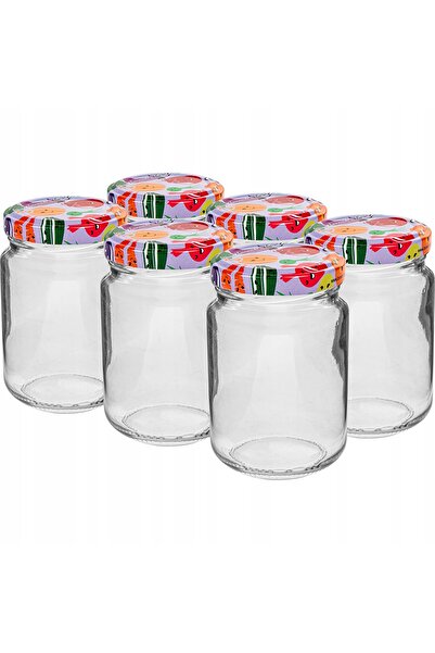 Other Borcan de sticlă cu capac filetat TO fi53 156ml 6 buc