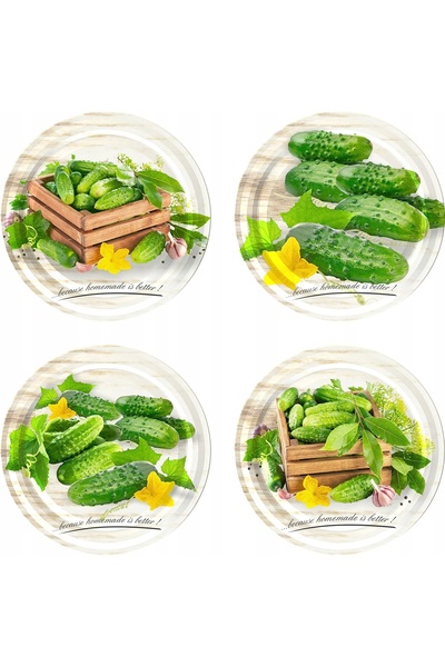 Other Jar lid fi826, cucumber pattern, 10 pcs.