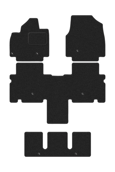 Other Dywaniki samochodowe welurowe do: Kia EV9 crossover 7os (2023-) anthra