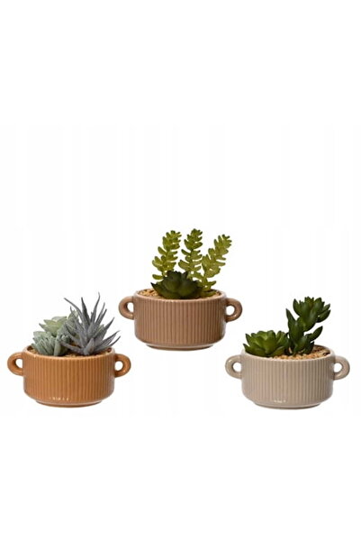 Other Kaktus w ozdobnej doniczce sztuczna roślina 13x13 cm