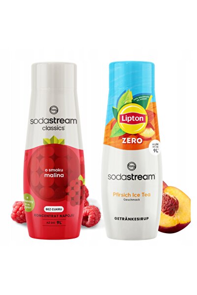 Other Siropuri SodaStream pentru aparatul de sucuri cu zmeură Zero + ceai cu ...