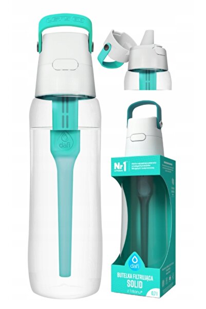 Other Butelka Dafi Solid do wody z filtrem turkus 0,7l z Tritanu