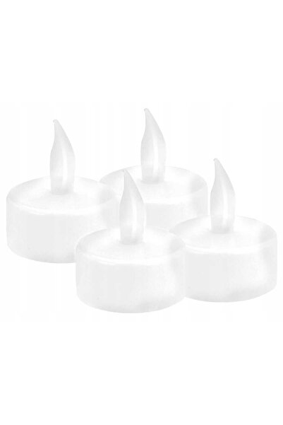 Other Set de 4 lumânări tip pastilă cu LED-uri albe