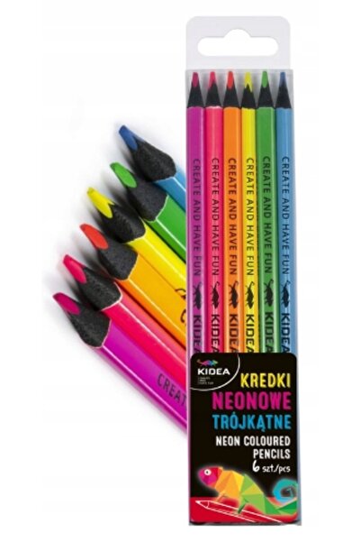 Other Kidea Neon Durable Pencils, 6 Vibrant Colors