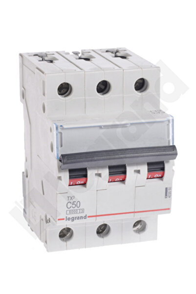 Legrand Circuit breaker 3P C 50A 6kA AC S303 TX3 403550