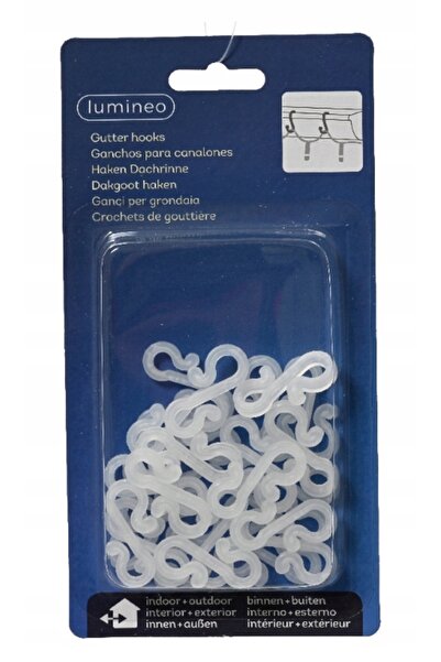 Other Cârlige pentru agățarea luminilor de Crăciun, albe, universale, 24 buc.