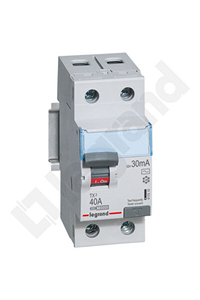 Legrand 2P 40A 0.03A differential circuit breaker type AC P302 TX3 411510