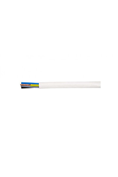 Texsim Workshop cable H05VV-F (OWY) 5x2.5 żo white /drum/