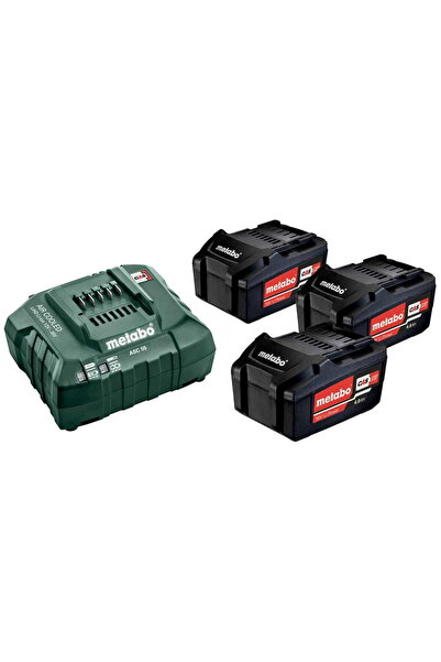 Metabo SET BATERII 3x4.0Ah + ÎNCĂRCĂTOR ASC 55
