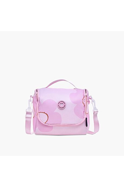 Miss Lemonade Floral Print Lunch Bag with Detachable Strap