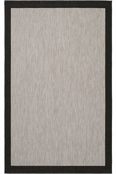 Cool Halı Easy Nunique Bej Siyah Sisal Halı Kaymaz Taban Yumuşak Silinebilir ...