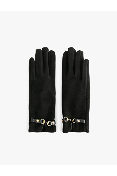 Koton Suede Look Belted Gloves