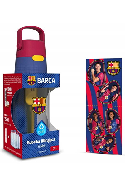 Other Butelka filtrująca Dafi Solid FC Barcelona 0,5l Z herbem i naklejkami