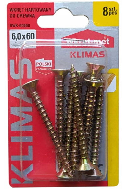 Other Șuruburi pentru lemn călit 6x60mm 8 buc PZ3 auriu