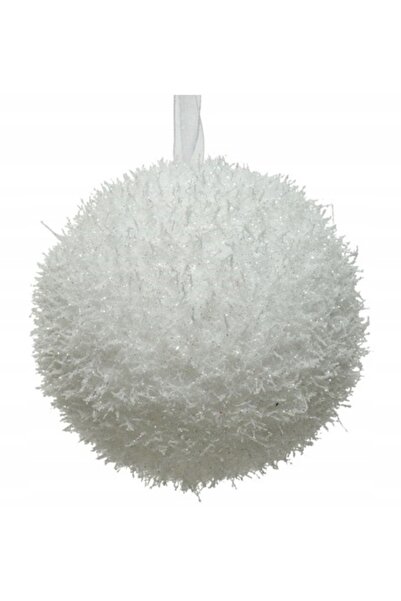 Other Glob de Crăciun, pandantiv pentru brad de Crăciun, 8 cm, alb