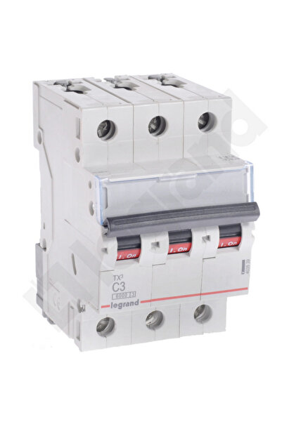 Legrand Circuit breaker 3P C 3A 6kA AC S303 TX3 403539