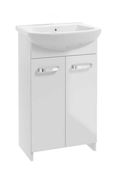 Other Bathroom cabinet with a washbasin, 85x50 cm, white, on legs, Mila