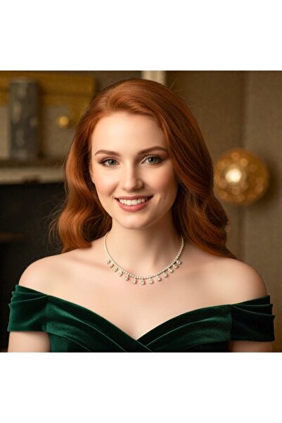 Mira Glam Colier cu pietre zirconiu