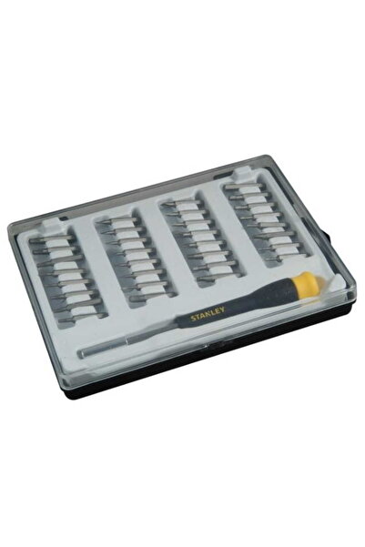 Stanley SET DE 32 DE ȘURUBELNIȚE DE PRECIZIE CU BITURI INTERSCHIMBABILE.