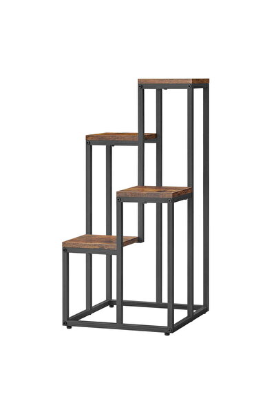 Other Suport pentru flori cu 4 rafturi - rustic / picioare negre