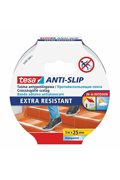 shumee Bandă adezivă antiderapantă transparentă TESA 5m x 25mm