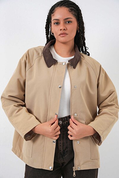 Bigdart Women's Coat 5973 Beige