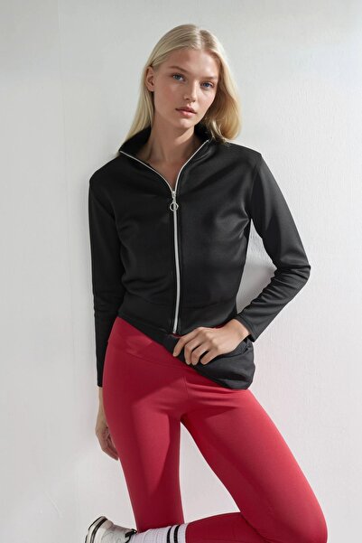 Hiccup Zippered Slim Fit Sweatshirt Berşan Collection