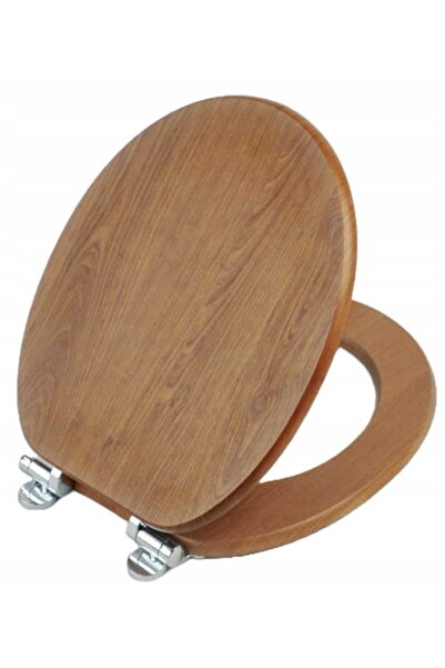 Other Deska sedesowa do WC wolnoopadająca 37x5,5x49,5cm brązowa Nergis