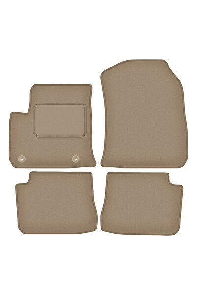 Other Dywaniki samochodowe welurowe do: Fiat 600 Elektro crossover (2023-) beżowe