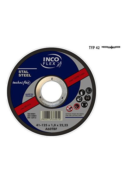 INCOFLEX DISC METALIC 125 x 3,2 mm CURBAT