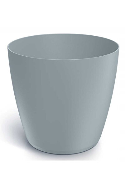 Other Doniczka plastikowa jasnoszara matowa 15,8x14,5 cm osłonka gładka Mate