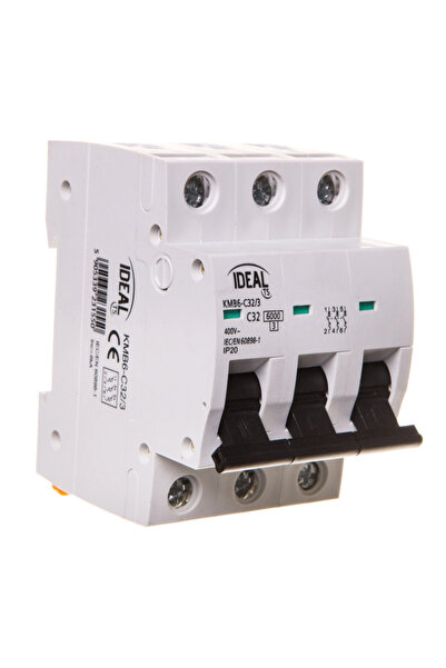 shumee Întrerupător automat 3P C 32A 6kA AC KMB6-C32/3 VDE 23155