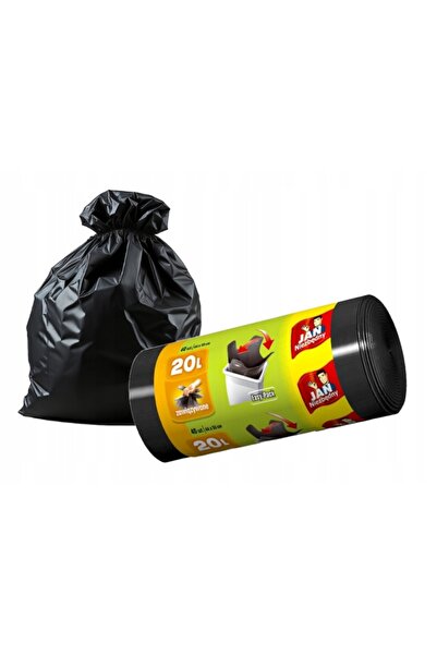 Other Saci de gunoi Jan Niezbędny negri, cu legături, 20l, 40 bucăți